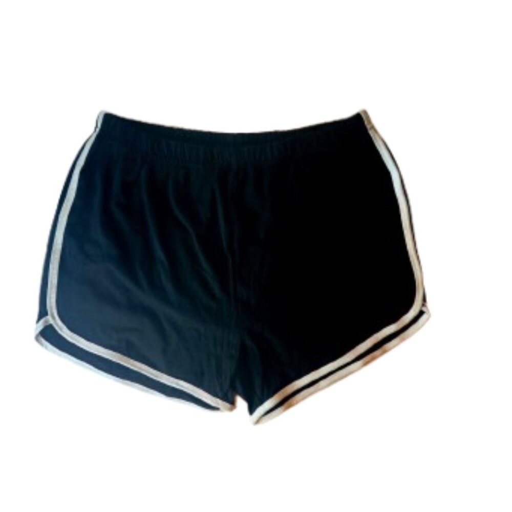 Black Breathable Cotton Workout & Lounge Shorts – New With Tags